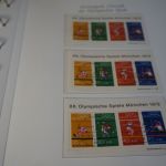 Bund Block 8 mit 54 Sonderstempeln in Ringbinder