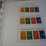 Bund Block 8 mit 54 Sonderstempeln in Ringbinder