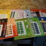 60 Numisblätter ohne Münzen