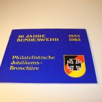 30 Jahre Bundeswehr Philatelistische Jubiläums Broschüre
