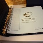 2 Dt. Post / Leuchtturm Ringbinder mit Schuber blau Exklusiv 13 Ring