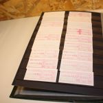 Schweiz ATM Sammlung im Einsteckbuch