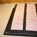 Schweiz ATM Sammlung im Einsteckbuch