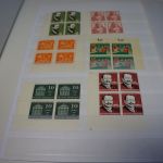 12 Eckrand Viererblocks Bund aus 1957
