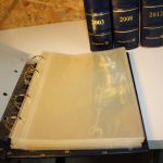 Dt. Post 4 ETB Alben mit Jahreszahlen am Rücken