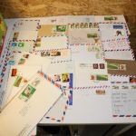 Lot mit Belegen Ausland im Karton