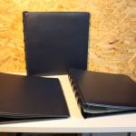 3 Dt. Post / Leuchtturm Binder blau 6 Ring
