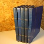 5 Einsteckbücher mit je 32 Seiten in blau