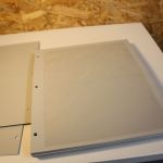 60 graue Plastikblätter, 3 Ring, verschiedene Streifen
