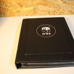 3 WWF Alben schwarz mit Hüllen + Schuber