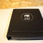 3 WWF Alben schwarz mit Hüllen + Schuber