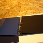 2 12 Ring Binder blau mit Aufdruck Deutschland