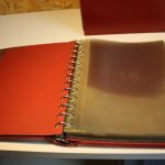 4 Lindner ETB Alben mit Schuber in rot
