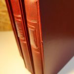 4 Lindner ETB Alben mit Schuber in rot