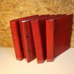 4 Kobra ETB Alben mit Hüllen in rot