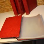4 Kobra ETB Alben mit Hüllen in rot