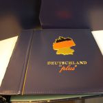 3 Dt. Post / Leuchtturm Ringbinder mit Schuber blau Deutschland Plus 13 Ring