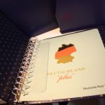 3 Dt. Post / Leuchtturm Ringbinder mit Schuber blau Deutschland Plus 13 Ring