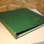 Mauritius Binder mit 15 schwarzen Blättern 4 Streifen