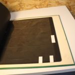 Mauritius Binder mit 15 schwarzen Blättern 4 Streifen