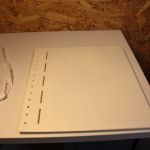Leuchtturm Packung Blankoblätter Netz hellgrau + Randlinie