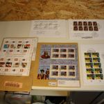 Vatikan 5 gelaufene Belege mit Kleinbogen