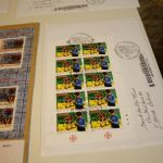 Vatikan 5 gelaufene Belege mit Kleinbogen