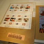 Vatikan 5 gelaufene Belege mit Kleinbogen