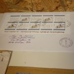 Vatikan 5 gelaufene Belege mit Kleinbogen