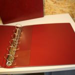 3 Borek Ringbinder rot mit Aufdruck