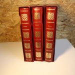 3 Borek Ringbinder rot inkl. Schuber mit Aufdruck Schweiz