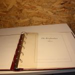 3 Borek Ringbinder rot inkl. Schuber mit Aufdruck Schweiz
