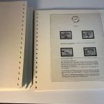 100 Lindner T Blätter versch. Streifen mit gemischten Aufdrucken