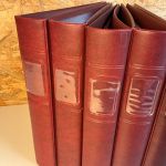 5 Lindner ETB Alben rot mit Hüllen