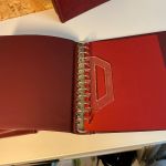 5 Lindner ETB Alben rot mit Hüllen