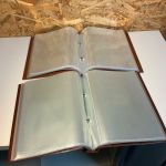 2 Kobra ETB Alben in braun mit Hüllen in weiß