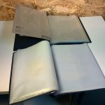 2 Kobra ETB Alben in blau mit Hüllen in weiß