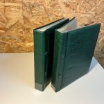 2 Kobra ETB Alben in grün mit Hüllen in weiß