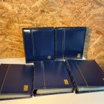 Dt. Post 5 ETB Alben mit Jahreszahlen am Rücken