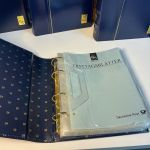 Dt. Post 5 ETB Alben mit Jahreszahlen am Rücken