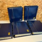 Dt. Post 5 ETB Alben mit Jahreszahlen am Rücken