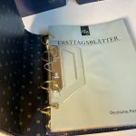 Dt. Post 5 ETB Alben mit Jahreszahlen am Rücken