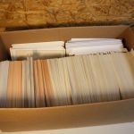 Karton mit Ersttagsblättern Bund inkl. 2 Alben + 5 Alben leer (mit Hüllen)