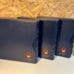 3 Dt. Post / Leuchtturm Ringbinder und Schuber blau Exklusiv 13 Ring