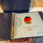 3 Dt. Post / Leuchtturm Ringbinder und Schuber blau Exklusiv 13 Ring