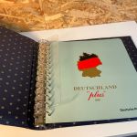 3 Dt. Post / Leuchtturm Ringbinder und Schuber blau Exklusiv 13 Ring