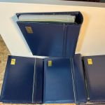 Dt. Post 5 ETB Alben mit Jahreszahlen am Rücken