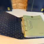 Dt. Post 5 ETB Alben mit Jahreszahlen am Rücken