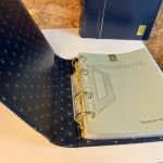 Dt. Post 5 ETB Alben mit Jahreszahlen am Rücken