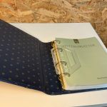 Dt. Post 5 ETB Alben mit Jahreszahlen am Rücken